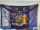 Vintage Flag Of New York - Cotton Double Side - 3 Piece Construction  beautiful 