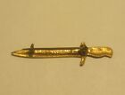 Ww1 Belgium Or British Souvenir Boyonet Pin Bruxelles