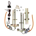 Vintage Car Street Hot Rat Rod Flat Glass Power Window Kit U Wire It 2 Door Kit