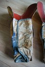 Original Suneate  From Samurai Armor From Edo meiji Period 