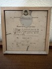 Vintage Reliance Silhouette Glass Wood Framed Picture Of Children At Play