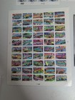7 Complete Usps Stamp Sheets 37 Cents Face Value  62 90 