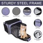 Baglher Cat Carrier Dog bag  airline Approved  Pet Travel 5 Sid