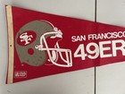 Vintage San Francisco 49ers Nfl Football Full Size Pennant 30 