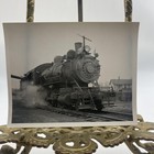 Vintage Steam Locomotive 1912 Railroad Photo 4x5 B w Gelatin Silver Original