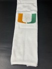 Miami Hurricanes College Logo Qb Sweat Football Towel New