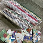 Huge Lot Vintage Christmas Greeting Cards Envelopes Religious Holiday Craft