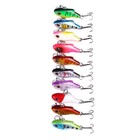 10pcs Lot 3 5cm 5g Vibration Bait Fishing Lure Plastic Crankbait Hooks Bass Lure