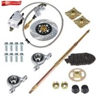 New Go Kart Rear Live Axle Kit  Brake Assembly sprocket   Hub hub Drift Trike