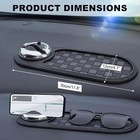 Multifunction Car Dashboard Anti-slip Mat Auto Phone Holder   Parking Number