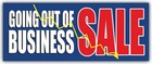 Going Out Of Business Sale Advertising Banner Vinyl Mesh Sign Store Closing Sale