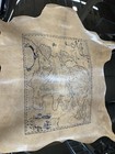 European Map On Pig Skin Leather