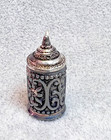 Antique Wien Silver Pocket Watch Chain Fob Charivari Pendant Beer Stein Tankard