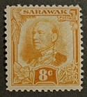 Travelstamps  1932 Sarawak Stamps Sg 97 - 8c Charles J  Brooke - Mint Mogh
