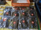 Lot Of 10x Pci-e 1x To 16x Gpu Risers   Cord   Plug From Gpurisers Premium Brand