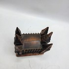Vintage Salt Lake Temple Cast Metal Miniature Souvenir Lds Utah Bronze Tone