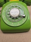 Vintage Stromberg Carlson Lime Green Rotary Desk Telephone Phone Retro Rare 