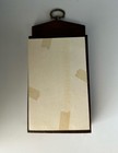 Vintage Wooden Thimble Wall Shelf Display Case 6 Porcelain Thimbles Butterflies