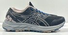 Asics Gel-excite Trail Women   s 7 Black Blue Pink Trail Running Hiking 1012b051