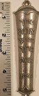 Vintage Jewish Hebrew Mezuzah                       Klaf Israel Judaica Judaism Pewter