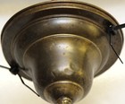 Victorian Gas Bronze 3 Down Light Chandelier