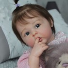 22  Realistic Lifelike Reborn Baby Dolls Newborn Full Body Vinyl Silicone Girl