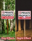 4 Pack Large No Trespassing Signs Private Property  8x12 Inch Rust Free Aluminum