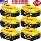For Dewalt 20v 20 Volt Max Xr 8 0ah Lithium Ion Battery Pack Dcb206 Dcb205-2 New