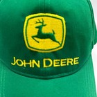 Vintage John Deere Snapback Trucker Hat Cary Francis Group Cap Green Yellow