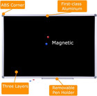 36 X 48 Inch School Large Black Chalkboard For Wall  Hanging Magnetic Black Boar