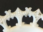 Antique Or Vintage Milk Glass Plate Reticulated Missing Paint Westmoreland  