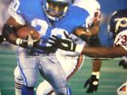 1996 Nfl Detroit Lions Football Pocket Schedule - Barry Sanders