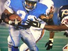 O - 1996 Nfl Detroit Lions Football Pocket Schedule - Barry Sanders