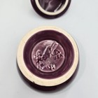 Fiesta Individual Sugar Bowl W lid In Heather   Fiestaware Purple Footed