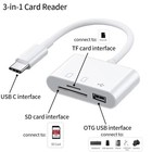 Usb C Sd Card Reader  Micro Sd To Type C Otg Adapter For Sdhc Sdxc Tf
