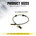 2x Rear Abs Wheel Speed Sensor Driver   Passenger Fits 2008-2012 Honda Accord