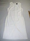 Ashro White Formal Wedding Church Party Jacket   Dress Sz 16 Glam Chic 