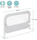 Nutikas Bed Rail New-br47g-02 Toddler Bed Guard 47  Side Rails