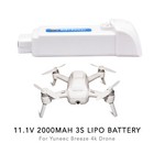 Maximalpower Non-oem 11 1v 2000mah 3s Lipo Battery For Yuneec Breeze 4k Drone
