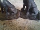 Vintage German Shepherd Bronze Pair Of Bookends