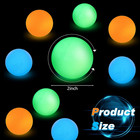 Glow In The Dark Lacrosse Ball For Indoor Outdoor Games Night Practice Training
