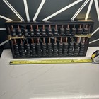 Vintage Lotus Flower Brand Abacus Hand Made In China With Brass Edges