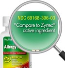 Healtha2z Allergy Relief Indoor   Outdoor Cetirizine 10mg Tablets - 250 Count