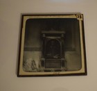 Antique Magic Lantern Slide William Shakespeare Memorial C1890 Old Photo 