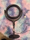 Adjustable Led Ring Light Black Ac-powered Photo Studio White Warm Light Stand