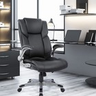 Colamy High Back Executive Office Chair - Padded Leather Ergonomic Computer D   