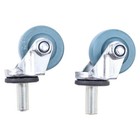 2-pack Swivel Caster Wheels For Tennant 5400 5500 5520 T3 T5 T600 - Heavy Duty R