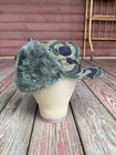 Vintage 80s Youngan Headwear Camo Trapper Hat Cap Green Hunting Thinsulate 3m