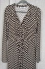 Bumblebee Boutique Pants Jumpsuit Women s Sz Medium M Long Sleeve Brown Print