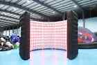 10ft Inflatable 360 Photo Booth Enclosure Portable Led Backdrop Wall For Party